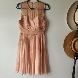 J. Crew Pink Sundress with Sweetheart Neckline and Sleeveless Design